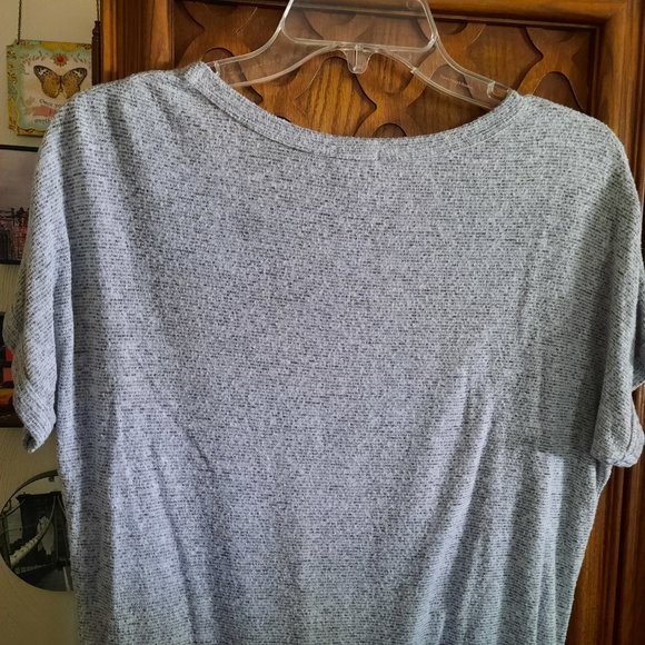 3/$15 Caution To The Wind Tie Front Soft Knit Cap Sleeve Top - Size M - Picture 7 of 15